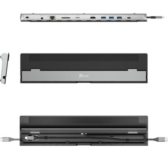 J5 Create JCD533 USB-C Docking Station – 4K HDMI Output, Power Delivery, Sealed - Picture 9 of 11